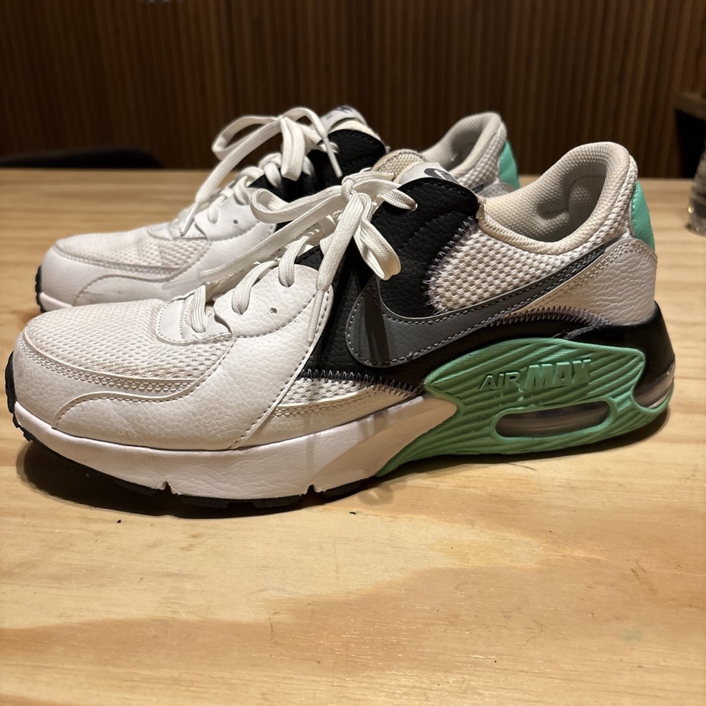 Nike Air Max Excee White Green Glow Shoes - Womens Size 10 DM8346-100